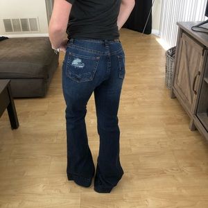 Rock & Roll High Waisted Trouser Jeans